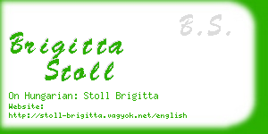 brigitta stoll business card
